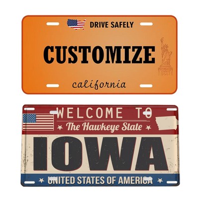 Aluminum License Plate