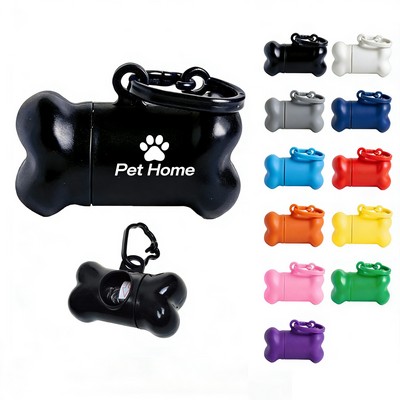 Dog Bone Shape Pet Waste Dispenser Bag