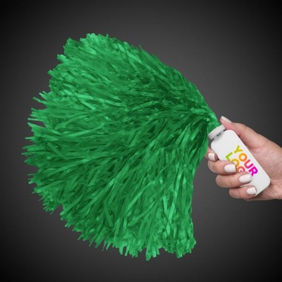 16" Green Plastic Pom Pom