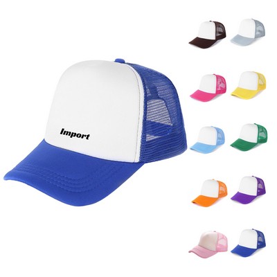 Two Tone Foam Trucker Mesh Cap