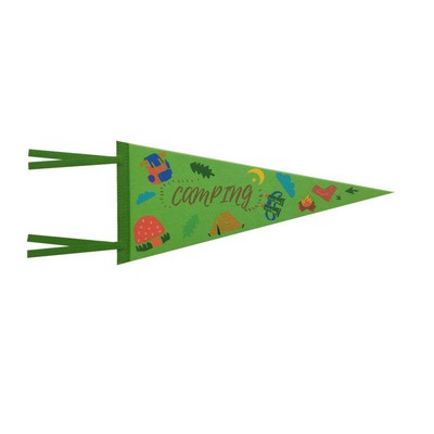 8" x 18" - Various Printed Felt Pennant
