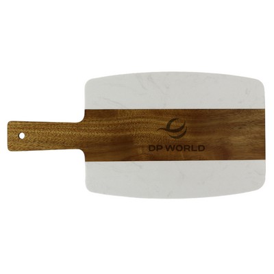 Acacia Wood and Mable Cutting Board