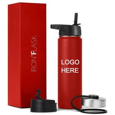 22 Oz. Iron Flask Wide Mouth Water Bottle