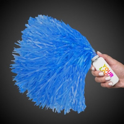 16" Blue Plastic Pom Pom